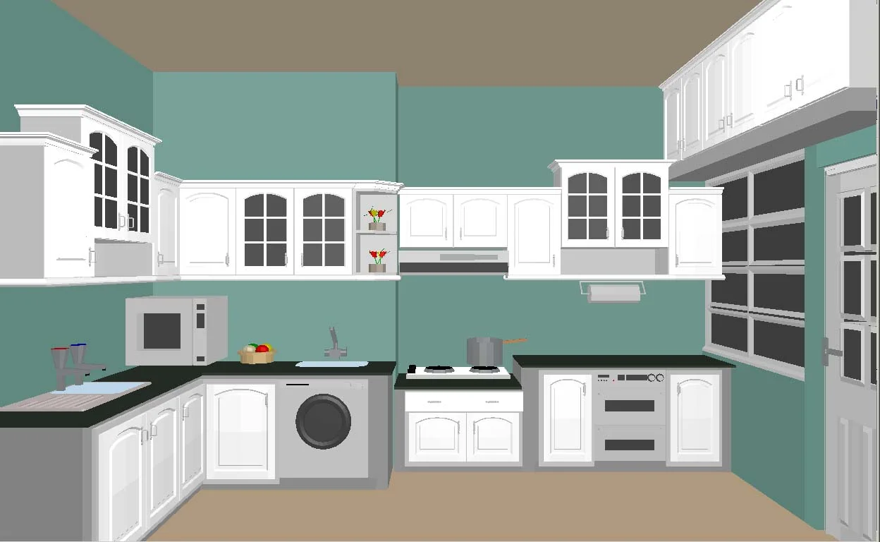 Creative Plus White Kitchen Design
