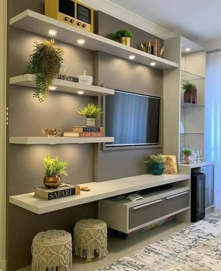 Modern TV Cabinet Decoration