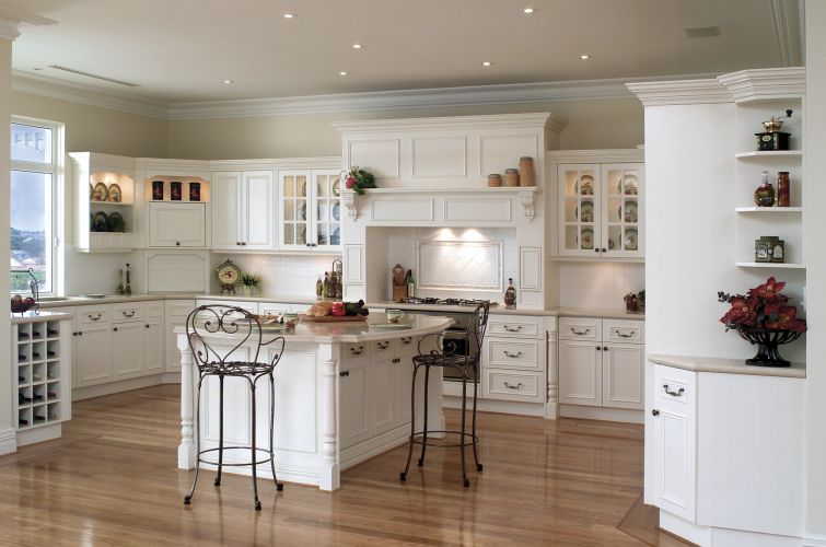 Exclusive White Matte Dry & Wet Kitchen