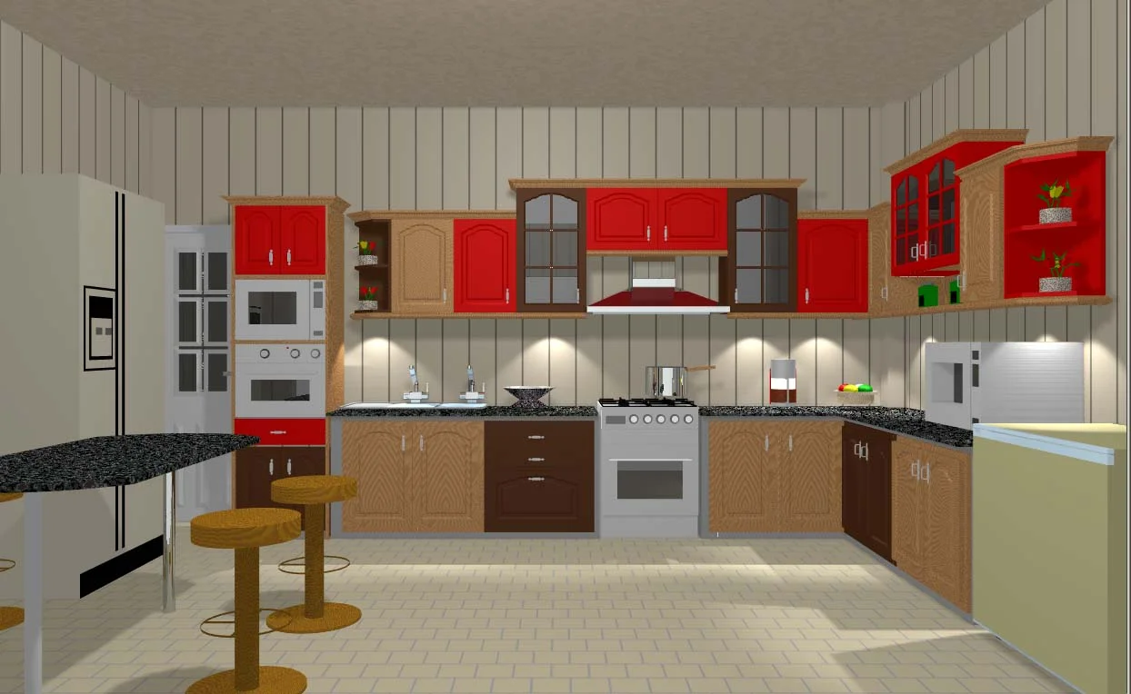 Foreign Kitchen Cabinet