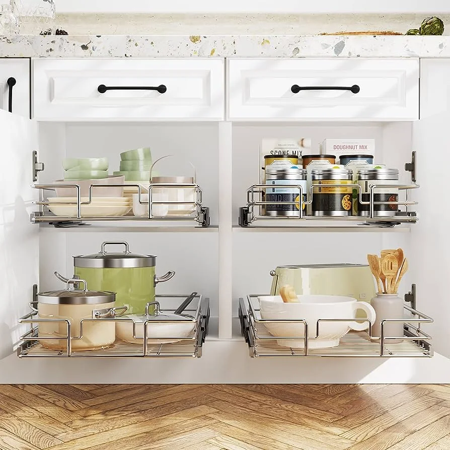 Organizer Kitchen Cabinet Pull Out Shelves